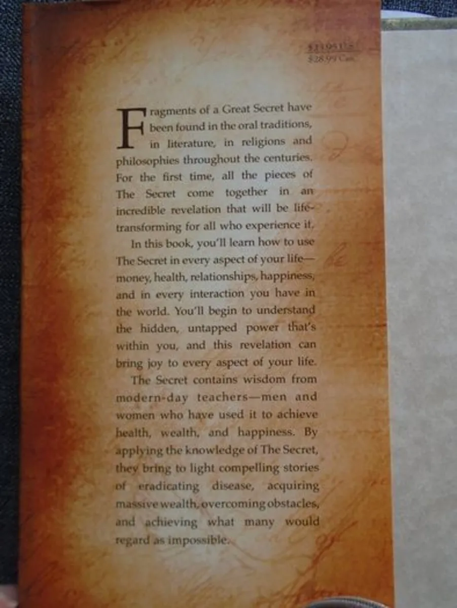 The Secret, Hardback book, Non fiction, Book - Image 3