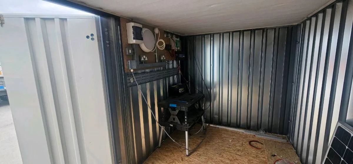 Steel shed , garden shed,  flatpack container - Image 2