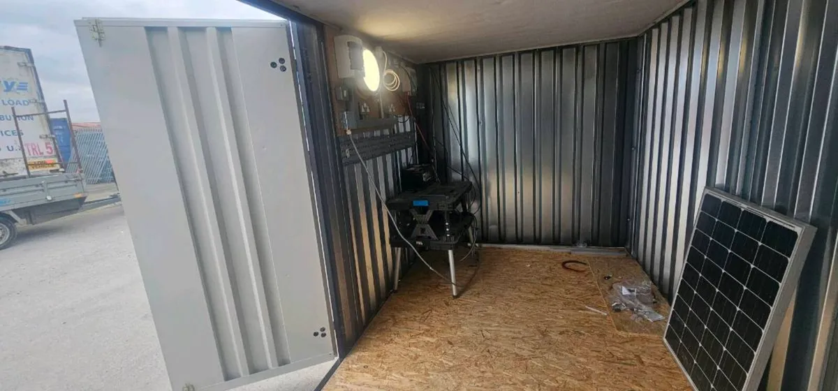 Steel shed , garden shed,  flatpack container - Image 4