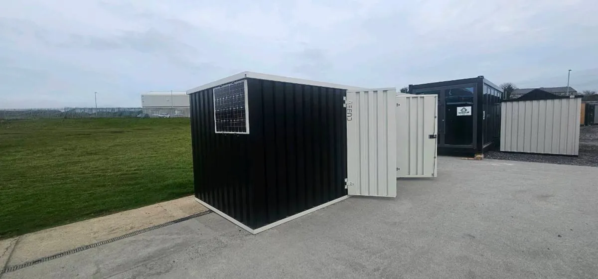 Steel shed , garden shed,  flatpack container - Image 1