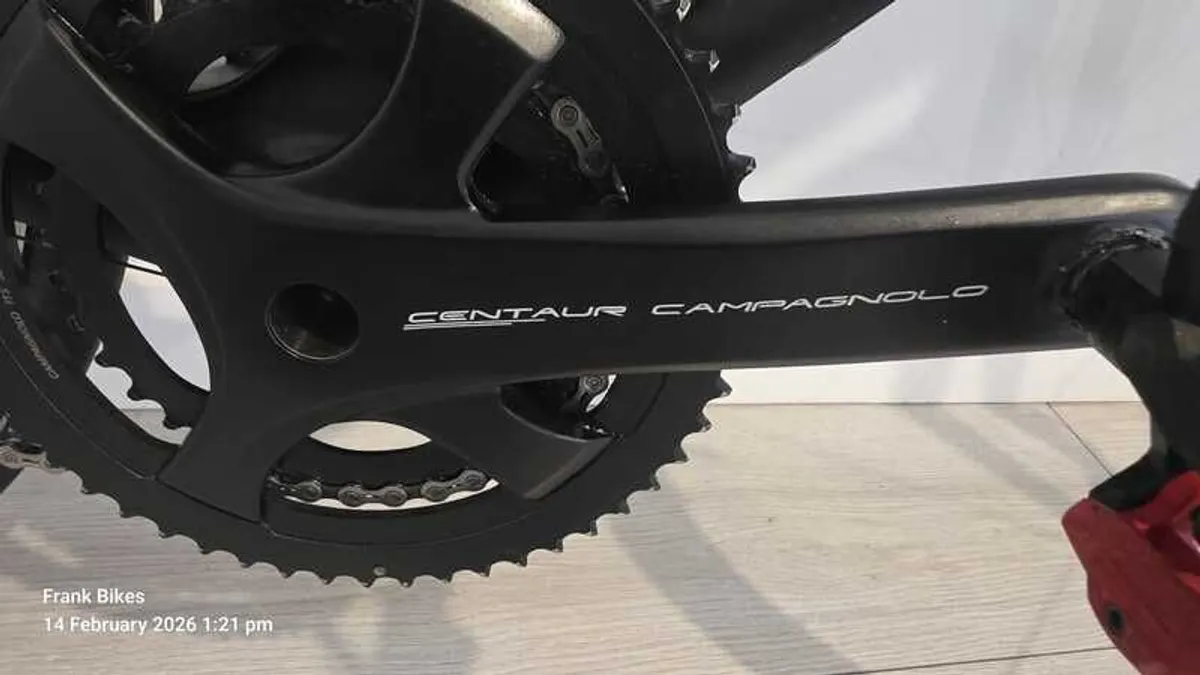 Van Rysel  BTwin Carbon Road Bike  Campagnolo Centaur Athena  Campagnolo Zonda Wheels - Image 2