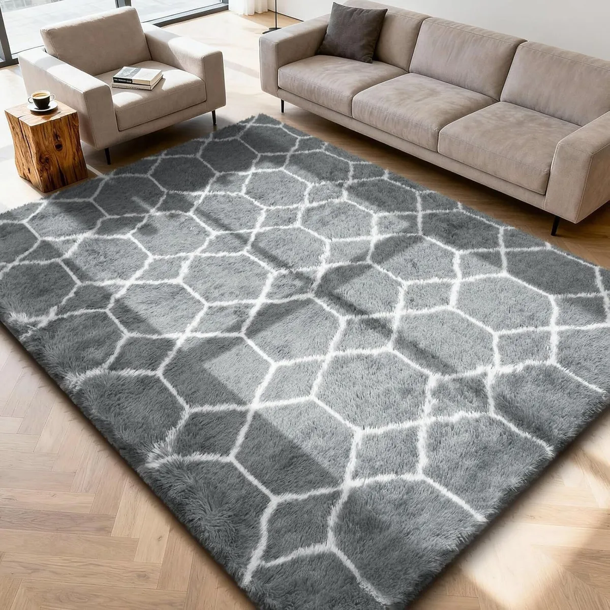 200 x 300 cm Living Room Rug High Pile
