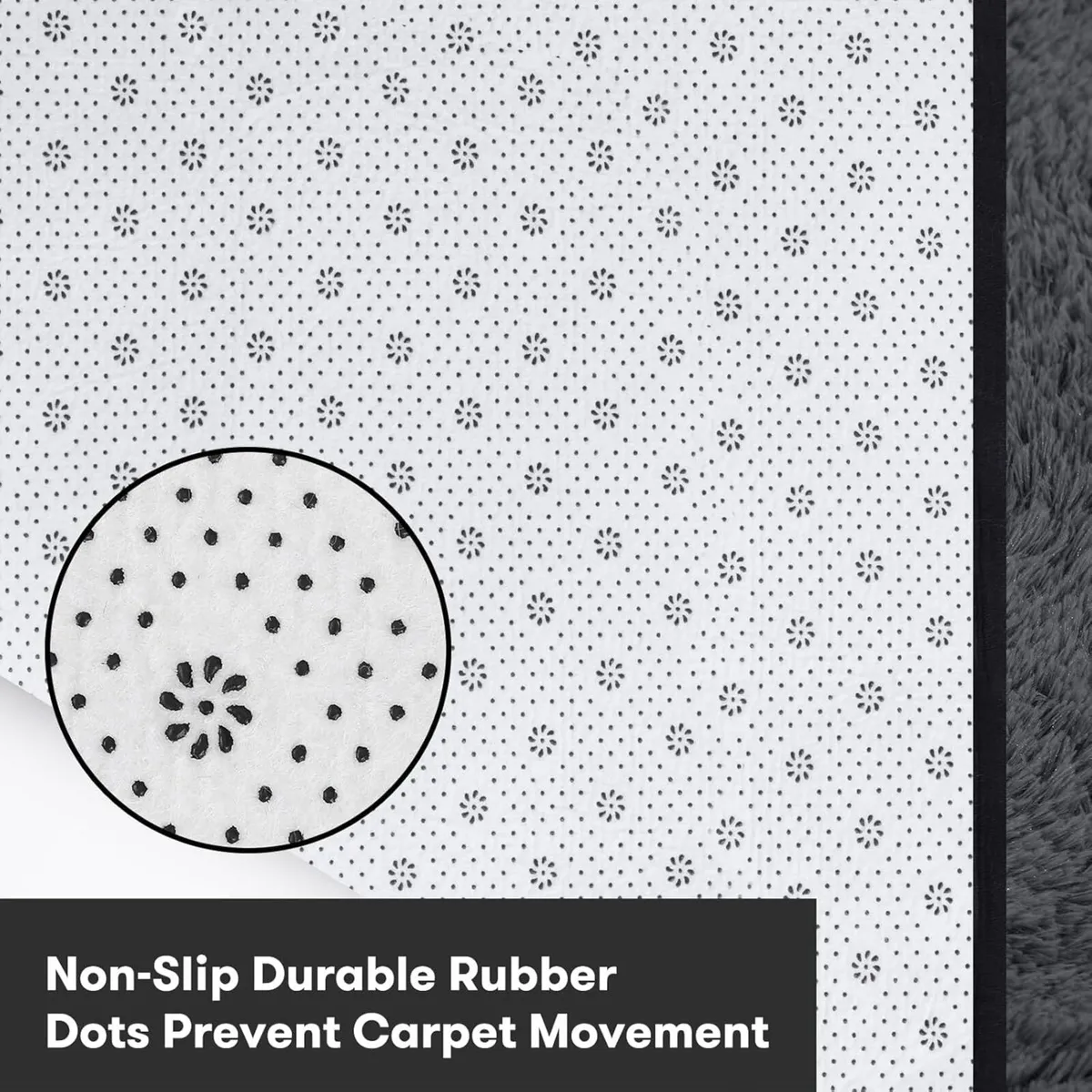 Rugs Living Room 200 x 300 cm Grey Area Rug Anti - Image 4