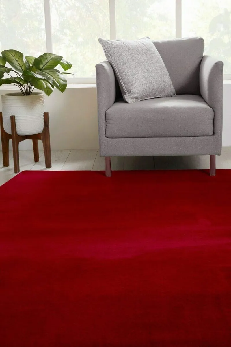 NATURAL FAUX RABBIT FUR Rug Ultra Soft Plush - Image 3