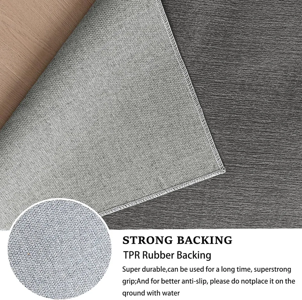 Area Rug - Low Pile Rugs Large Carpets Non-Slip - Image 3