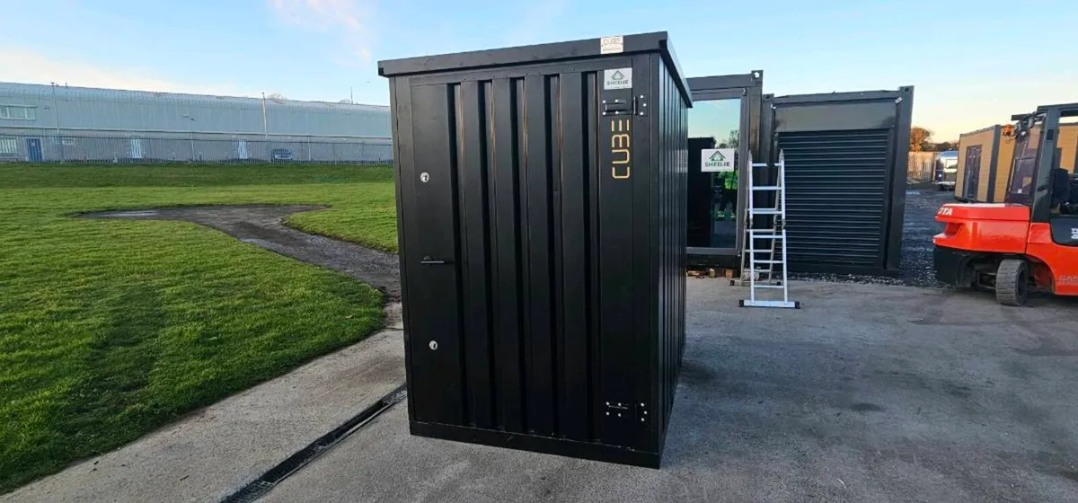 Steel CUBE shed, garden storage,  shed - Image 3