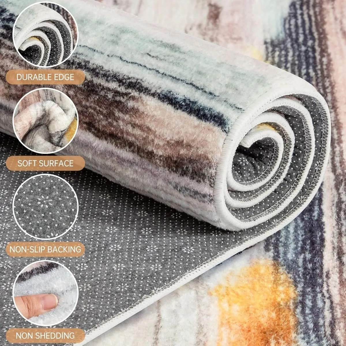 Rugs Living Room - Modern Soft Rug for Bedroom - Image 3