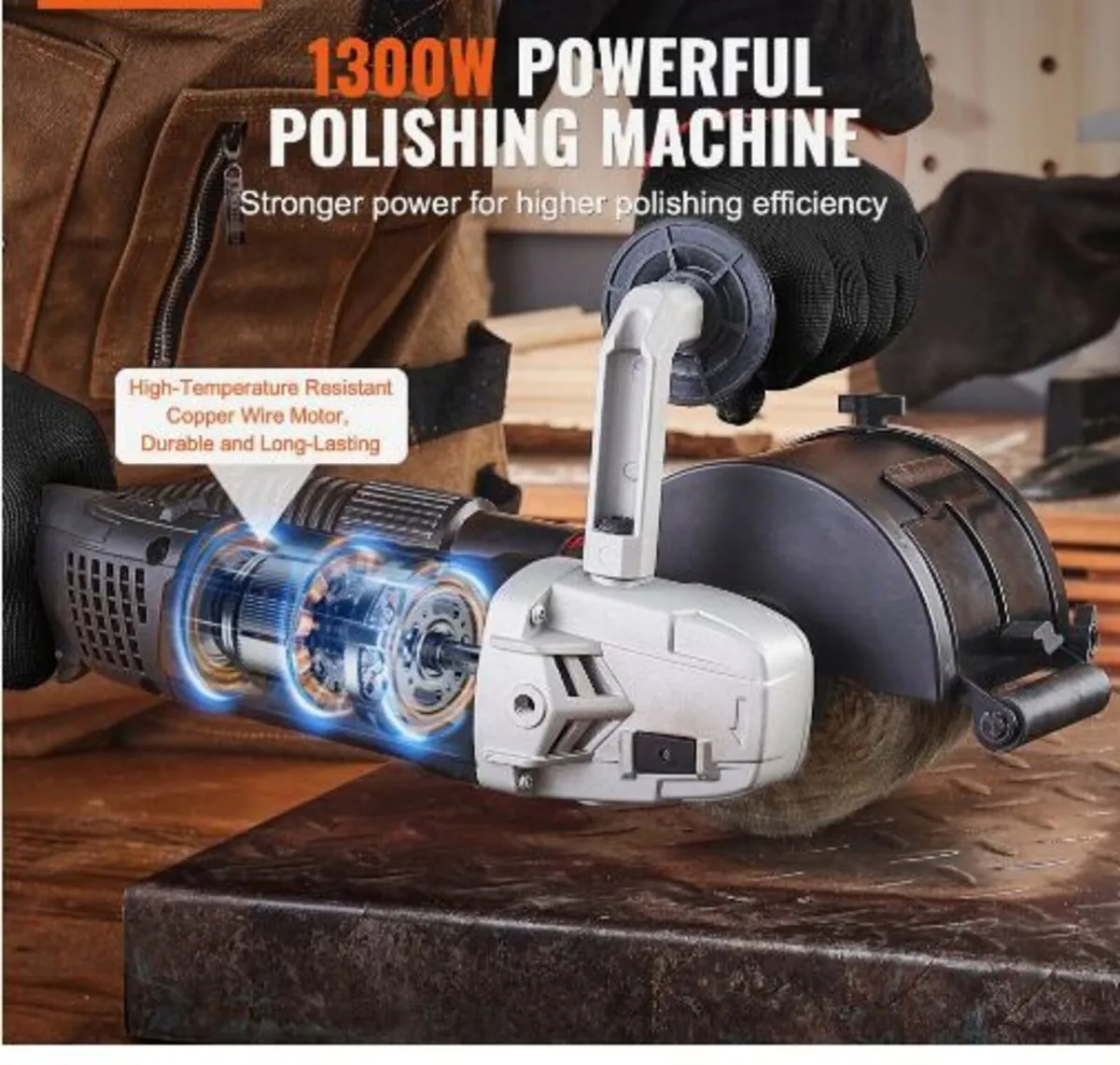 Burnishing Polishing Machine, 1300W - Image 2