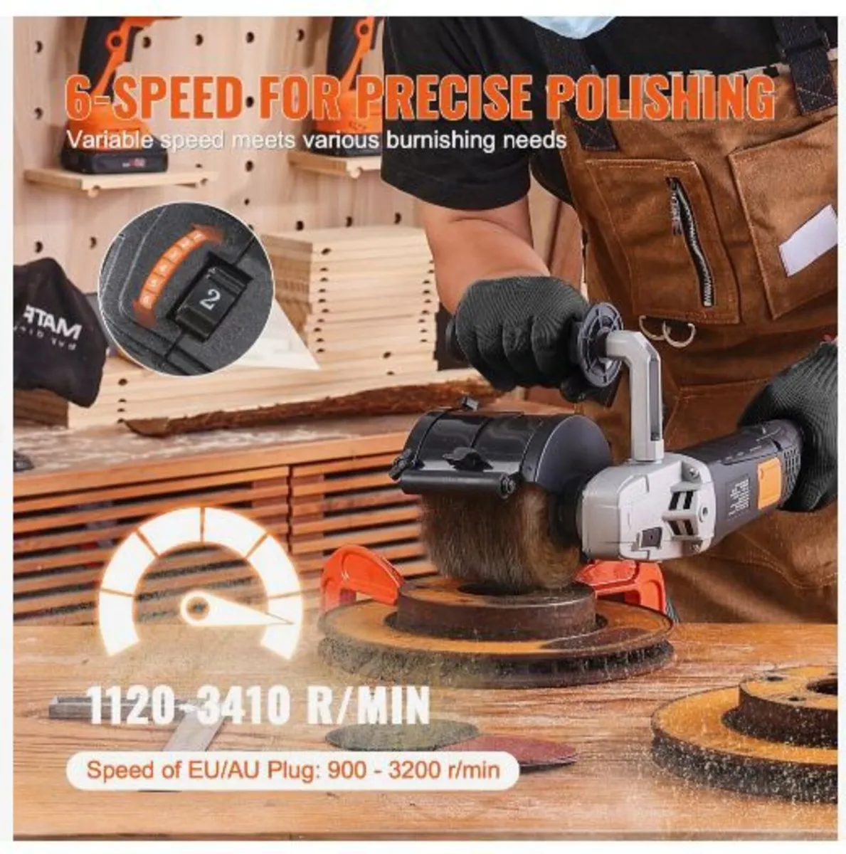 Burnishing Polishing Machine, 1300W - Image 3