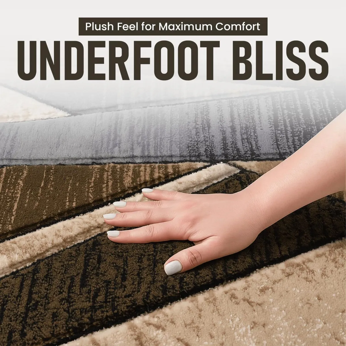 Modern Rug – Large Washable Non-Slip Carpet for - Image 3