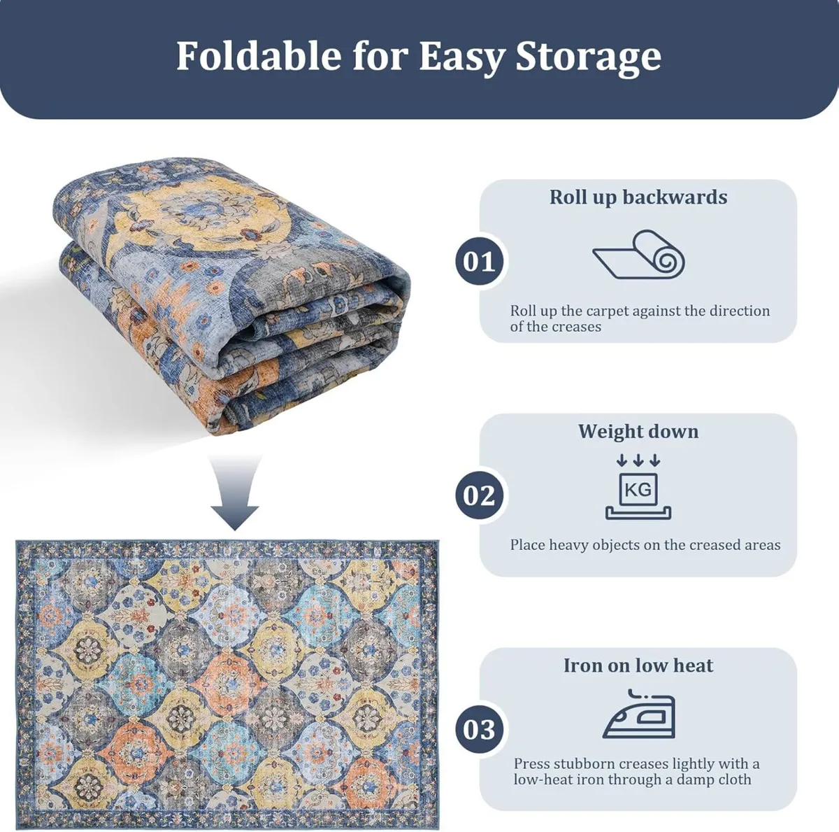 Large Rugs for Living Room 200x300cm Machine - Image 4