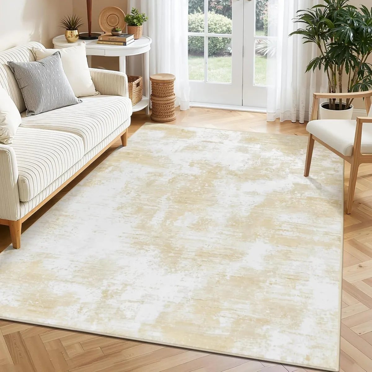 Large Rugs for Living Room Modern Abstract Rug - Image 1