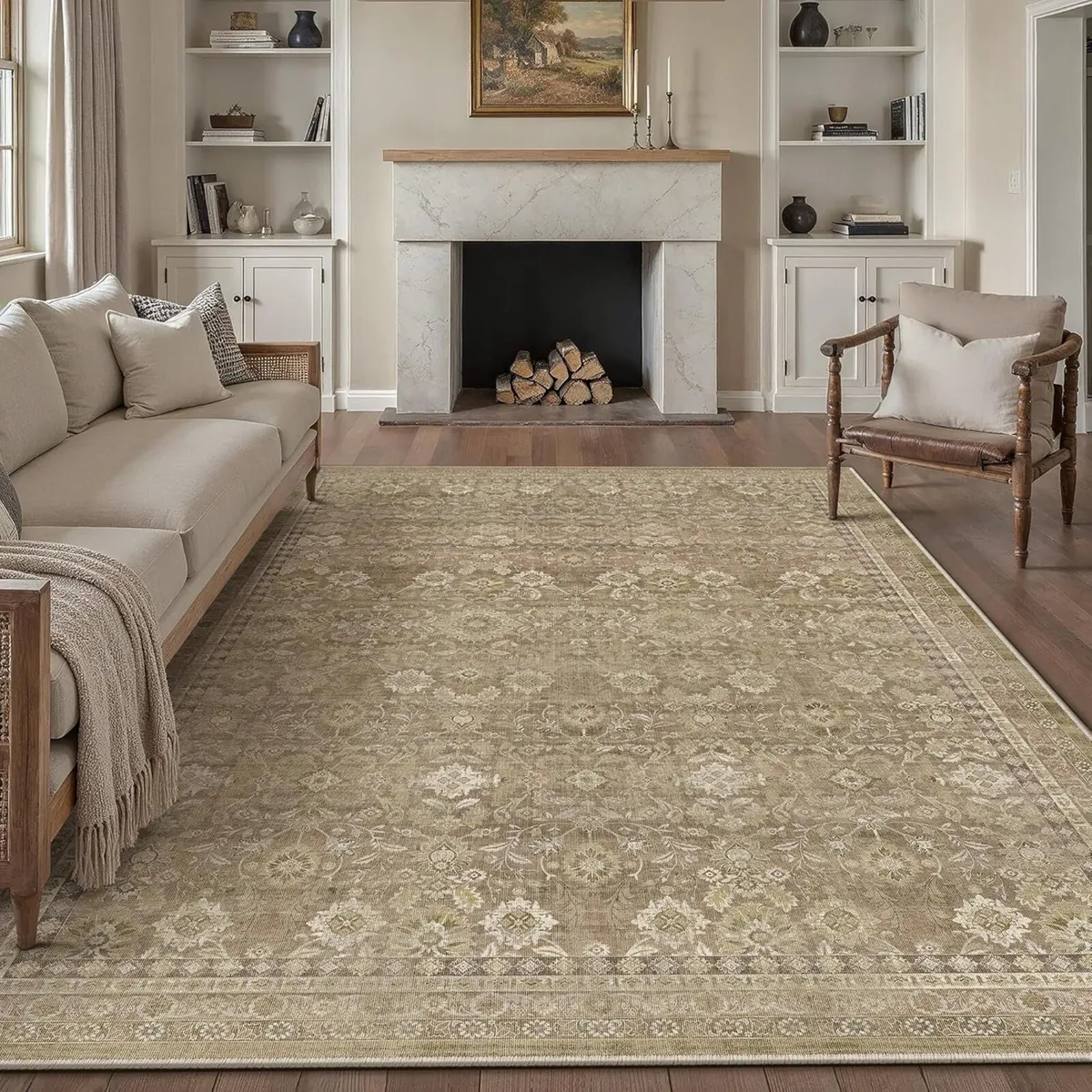 Living Room Area Rug 200x300cm Machine Washable - Image 1
