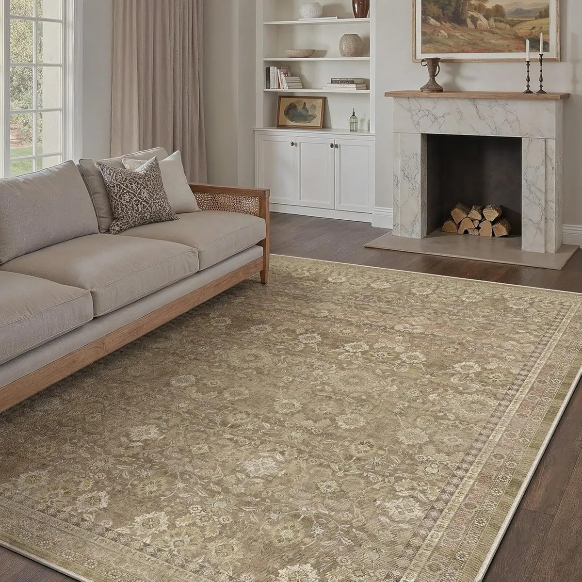 Living Room Area Rug 200x300cm Machine Washable - Image 4