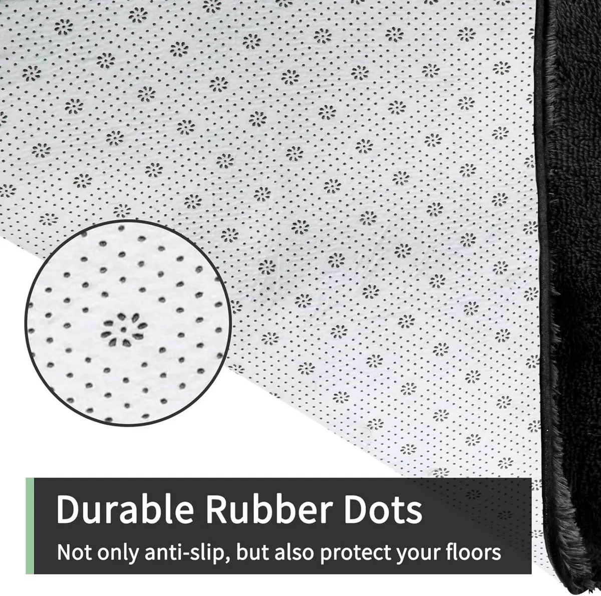 Rugs Living Room 200x300cm Black Area for Bedroom - Image 4