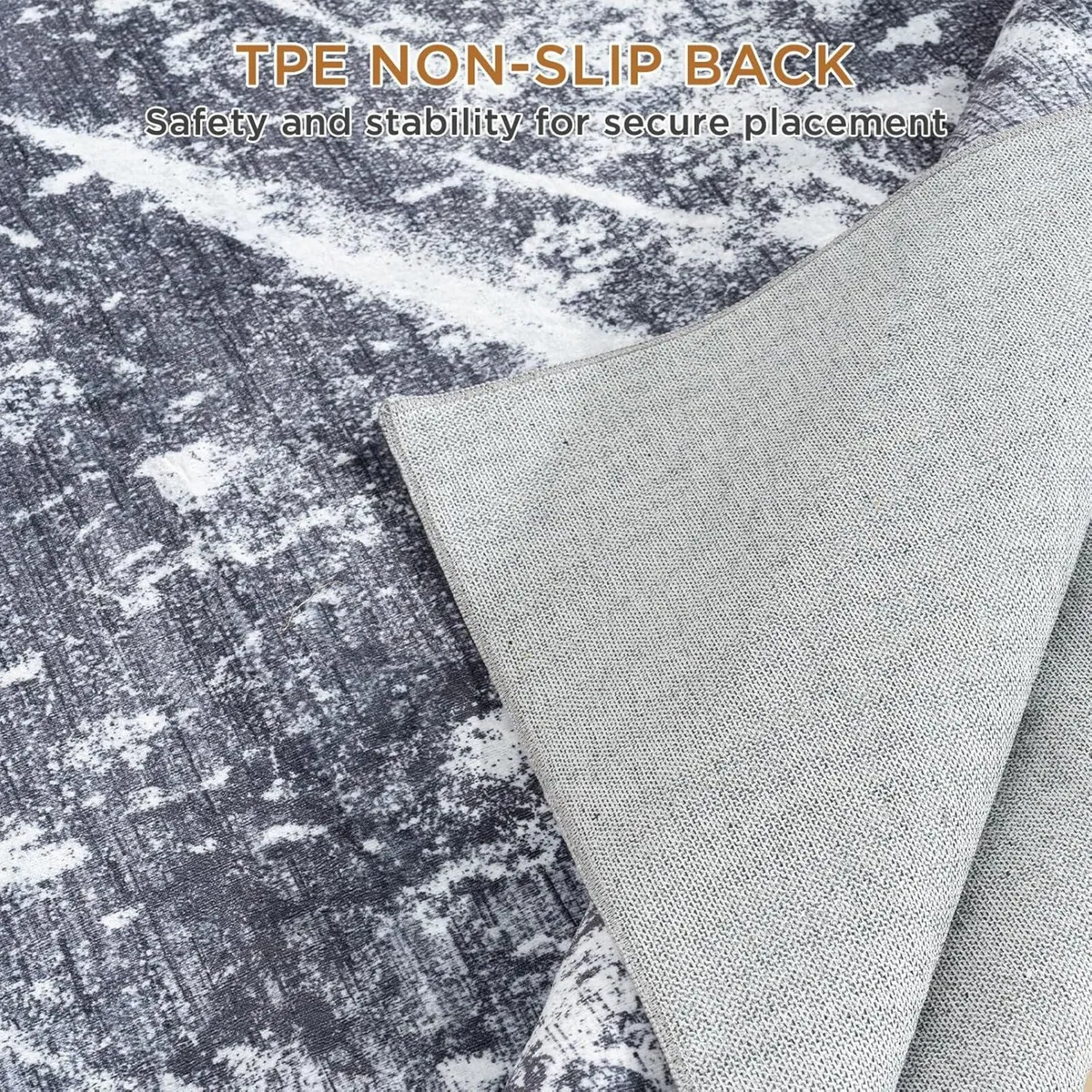 Machine Washable Rugs for Living Room - Large - Image 4