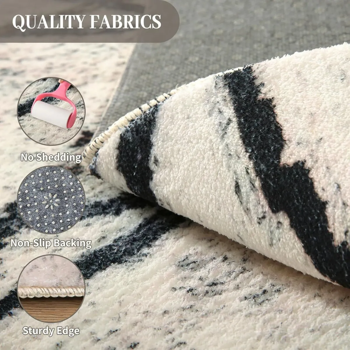 Rugs Living Room Bedroom Rug Modern Short Pile - Image 4