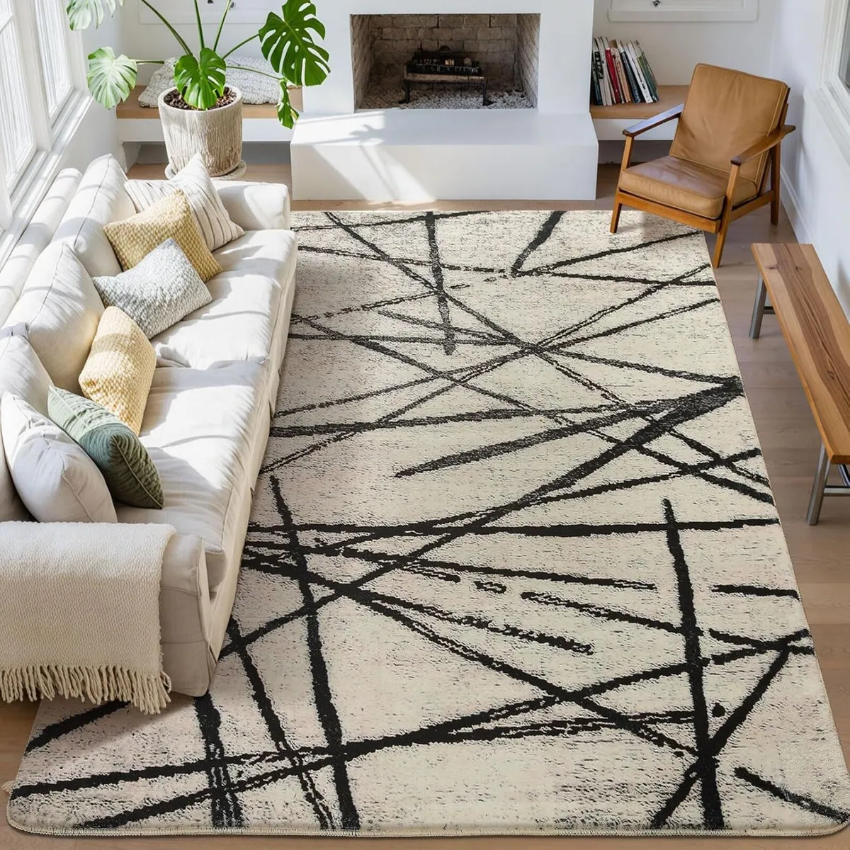 Rugs Living Room Bedroom Rug Modern Short Pile - Image 2