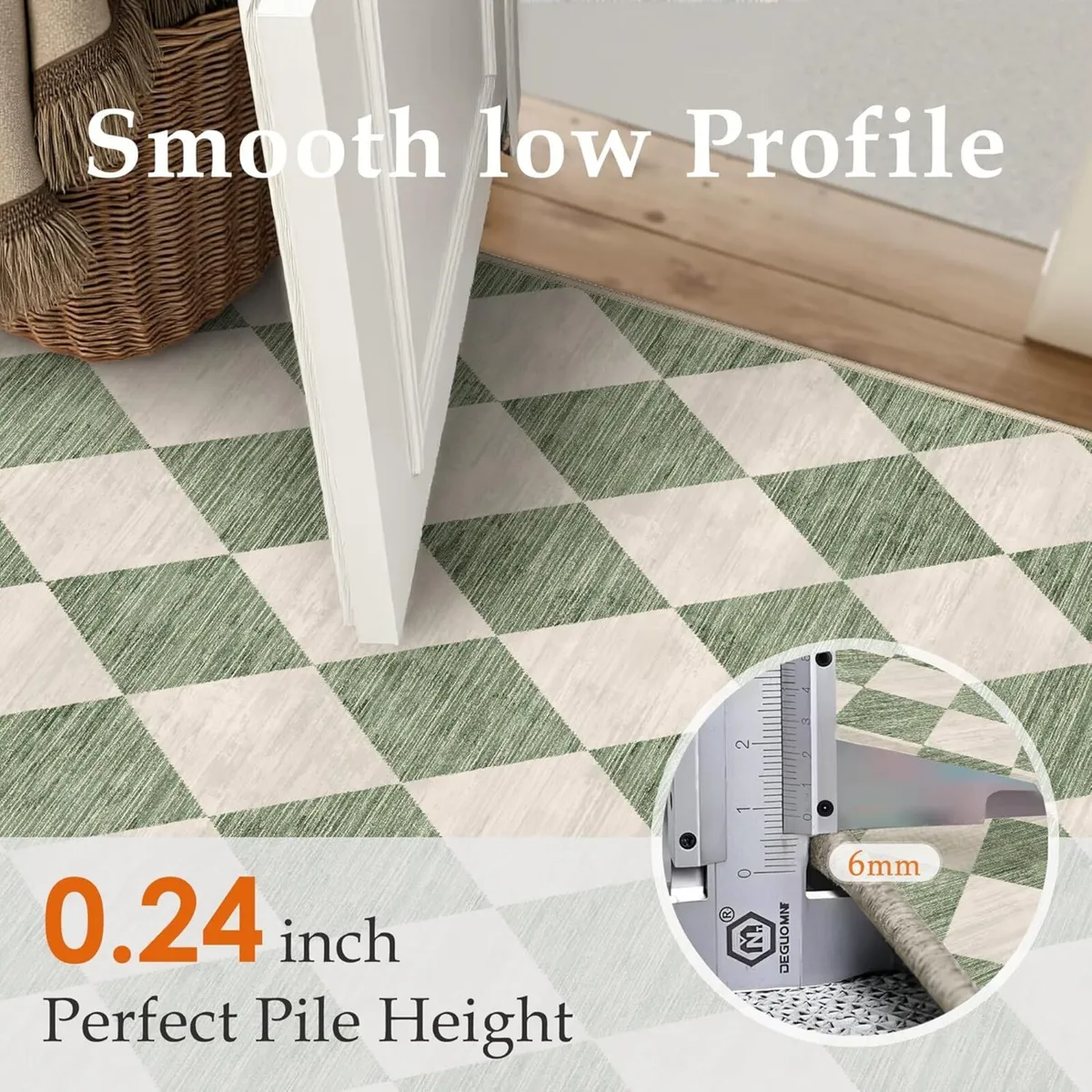 Rugs Living Room Area Rug 200x300cm Green Bedroom - Image 4