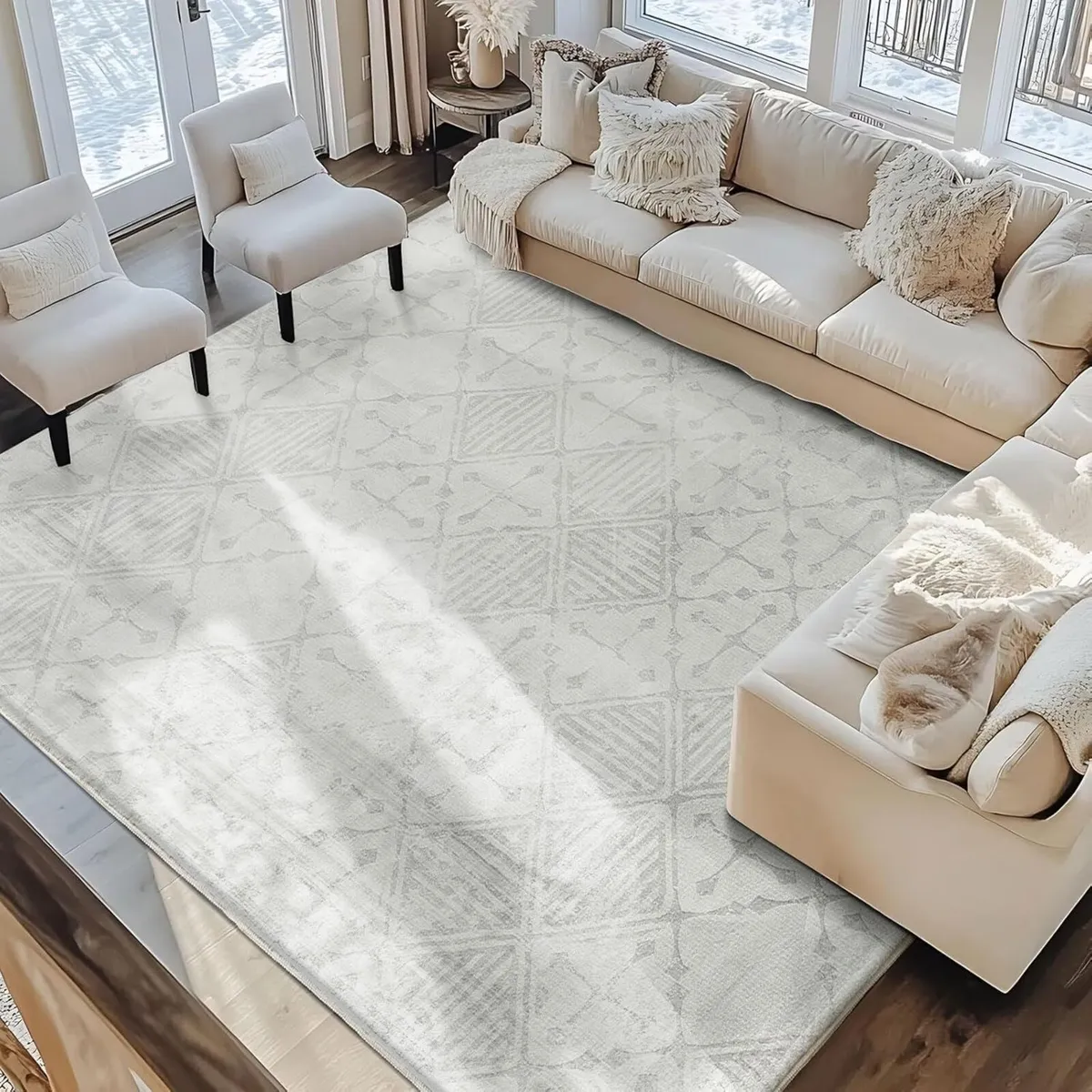 Rugs Living Room Bedroom Rug Modern Short Pile - Image 1