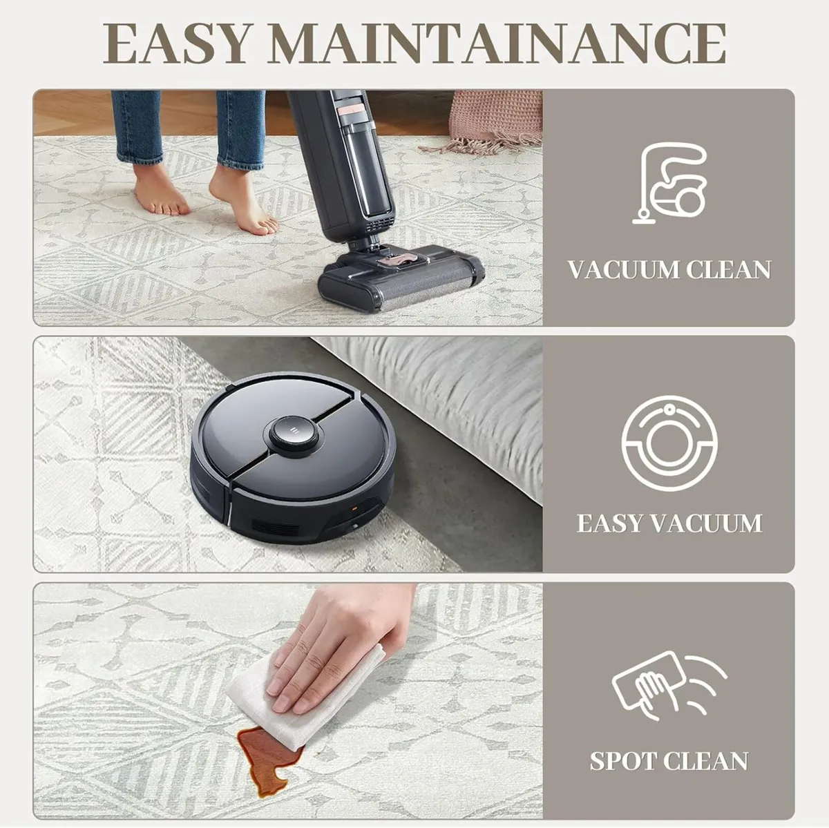 Rugs Living Room Bedroom Rug Modern Short Pile - Image 4