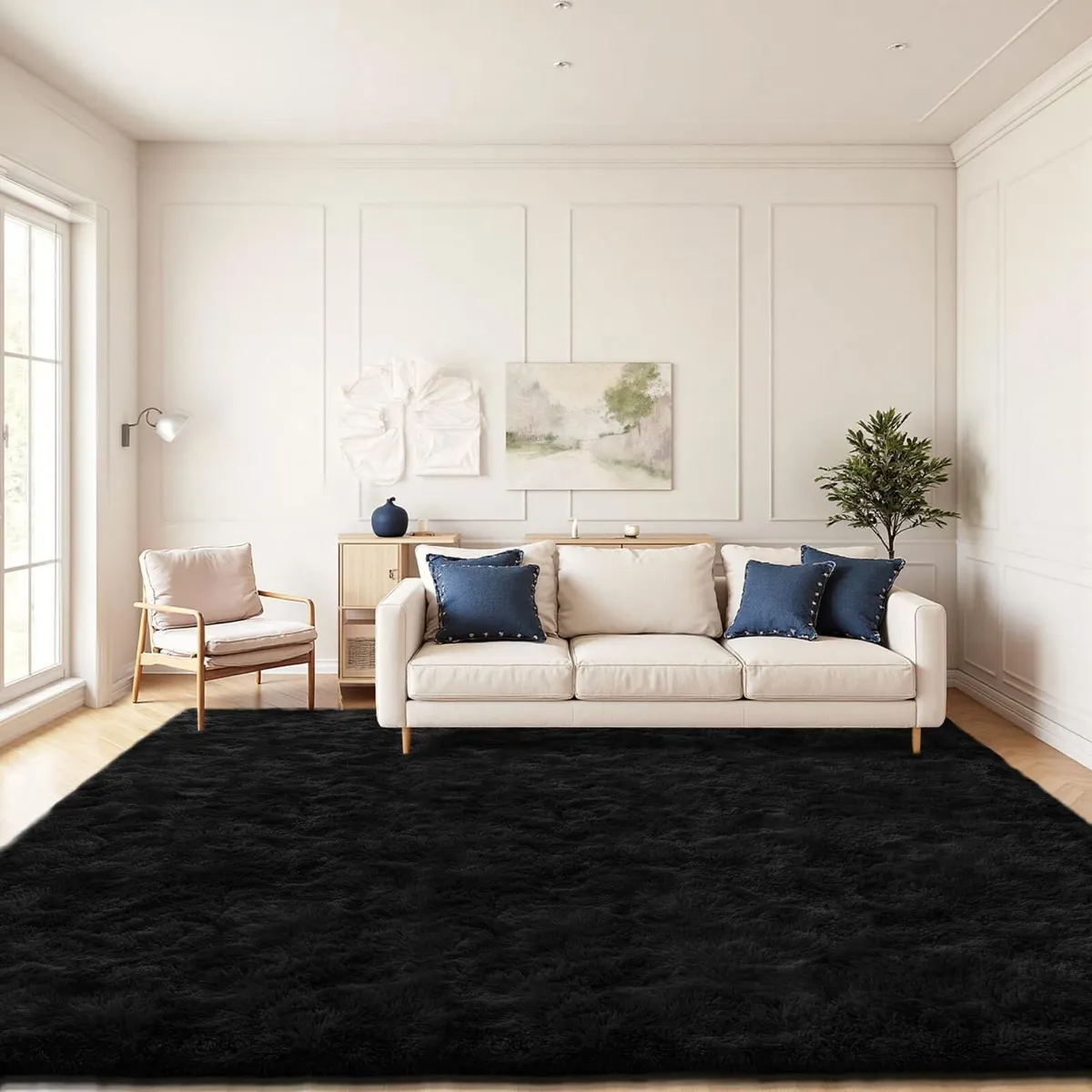Rugs Living Room Large Area Carpet Fluffy - Image 1