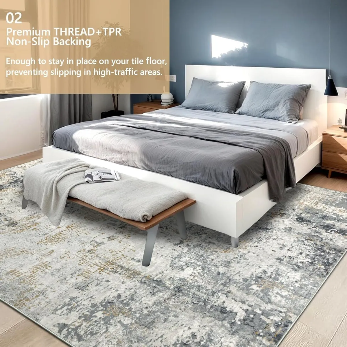 240x340cm Large Modern Abstract Rugs Living Room - Image 4