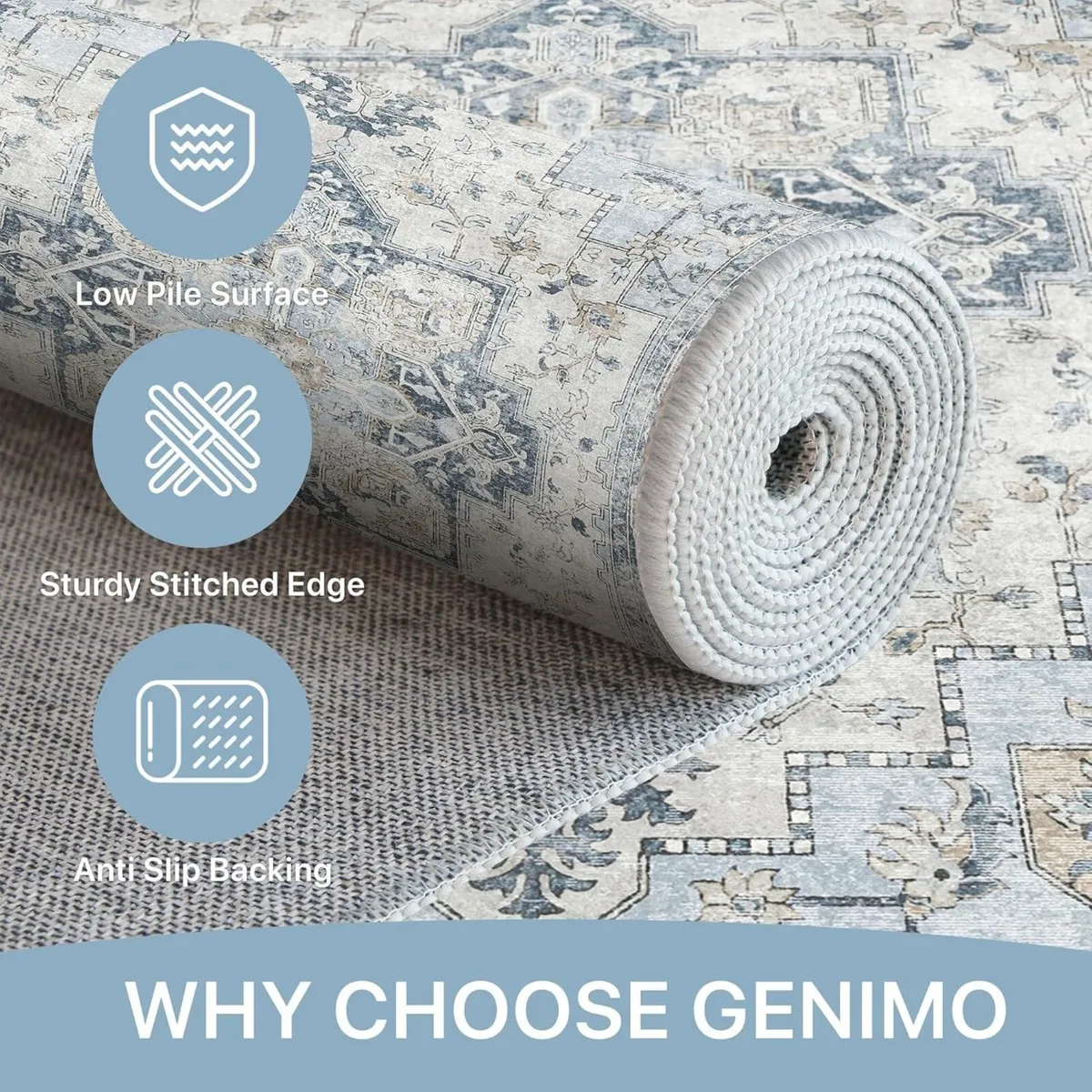 Large Rugs for Living Room 240x300cm Extra Area - Image 3