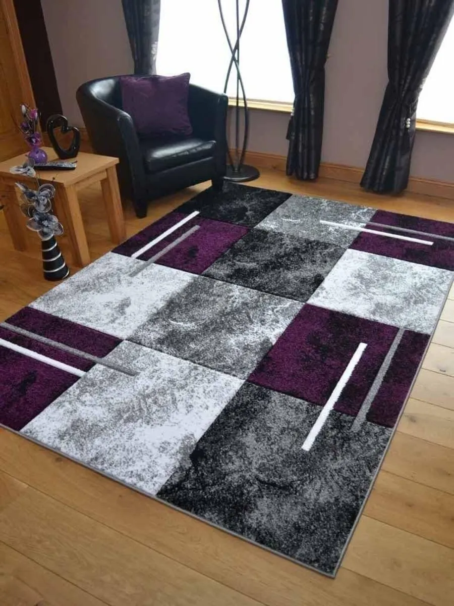 Modern Small Extra Large Sahara Purple Silver