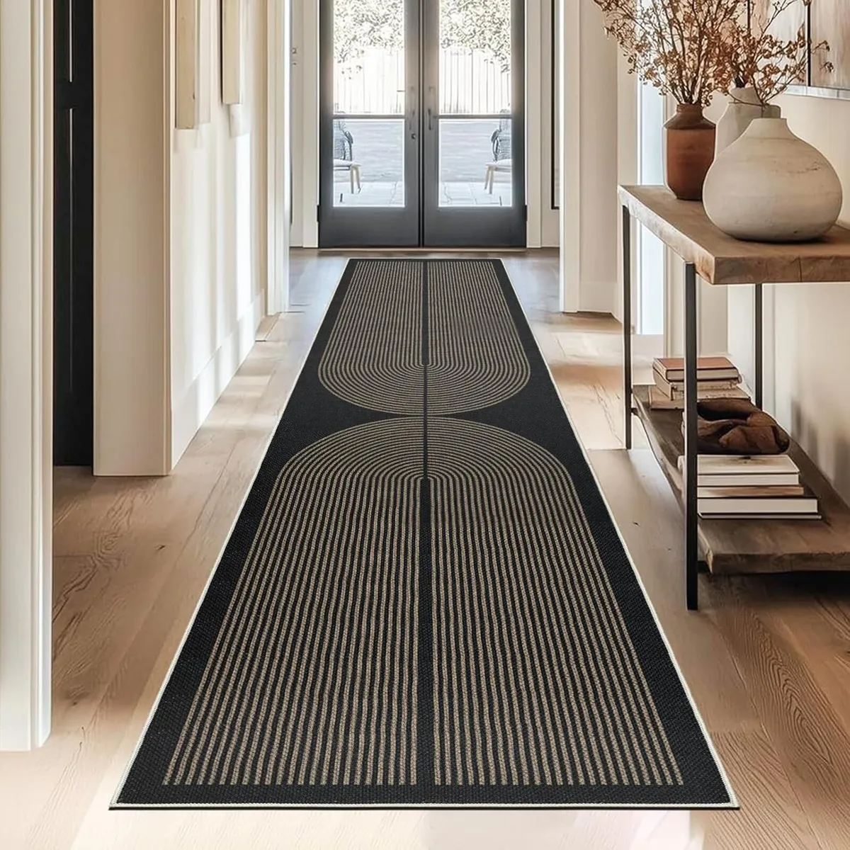 Rug Runner Hallway 80 x 300 cm Jute Look Kitchen - Image 1