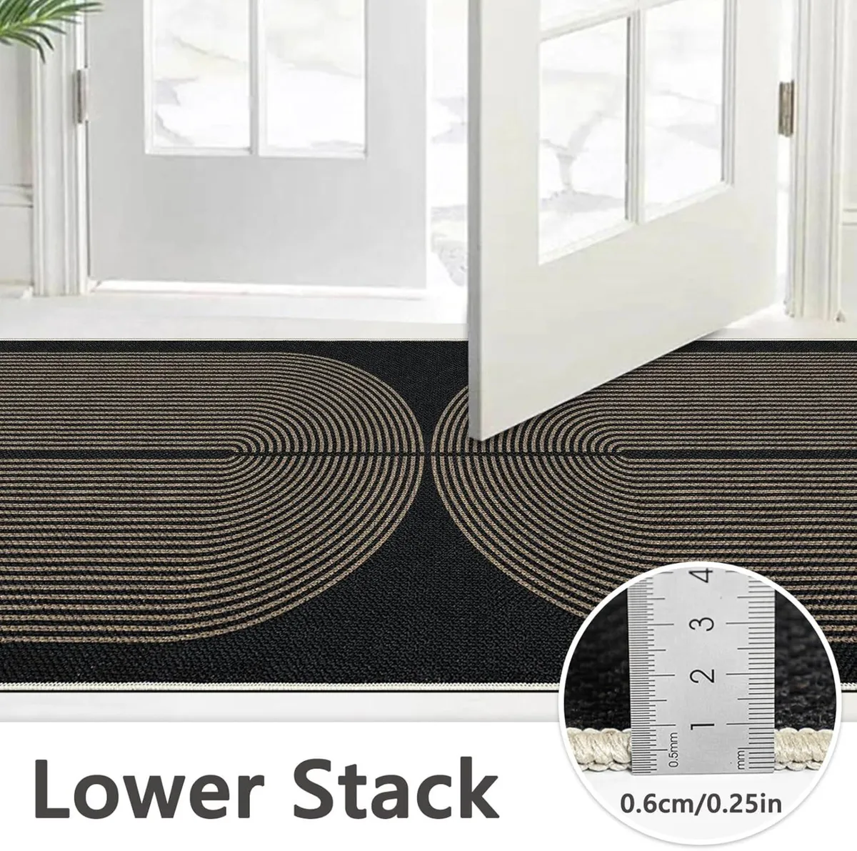 Rug Runner Hallway 80 x 300 cm Jute Look Kitchen - Image 4