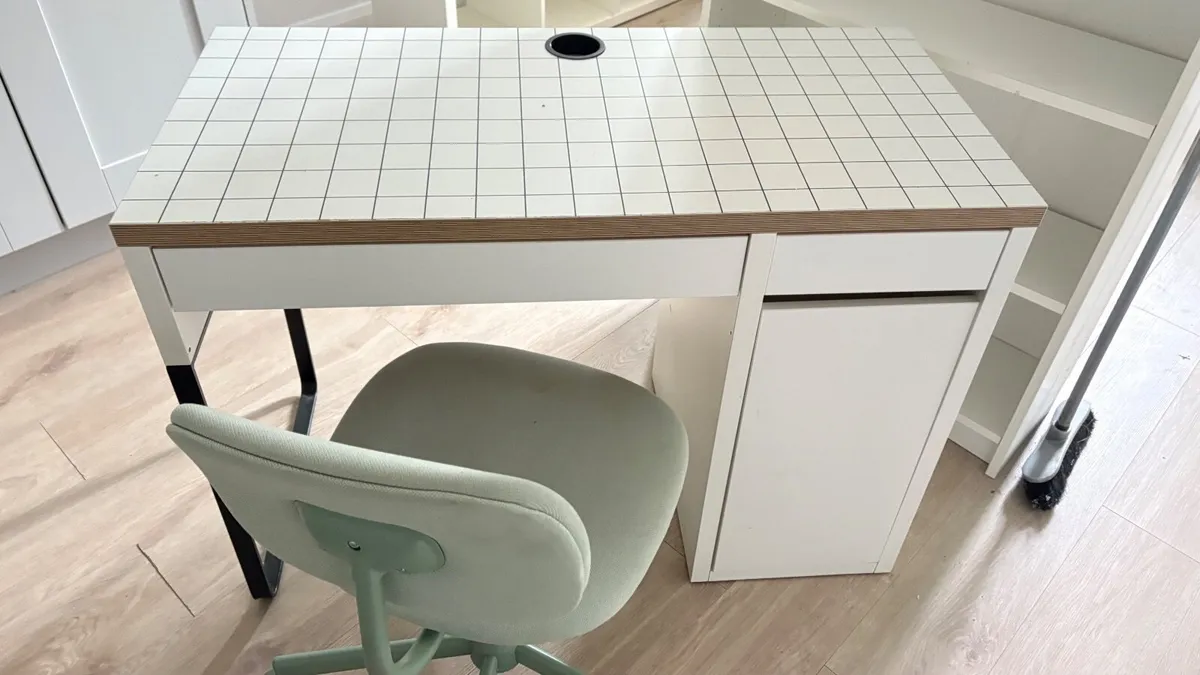 Desk and chair