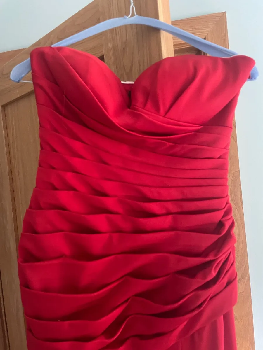 Red dress debs/ ball / gown - Image 1