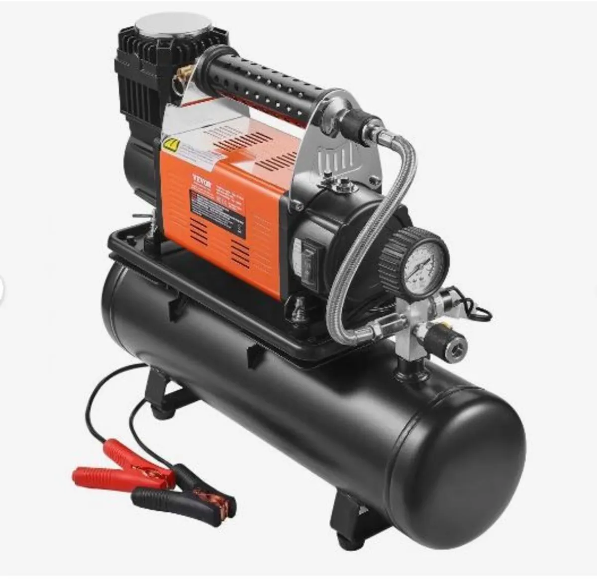 12V Heavy Duty Air Compressor with 6L Tank - Image 1