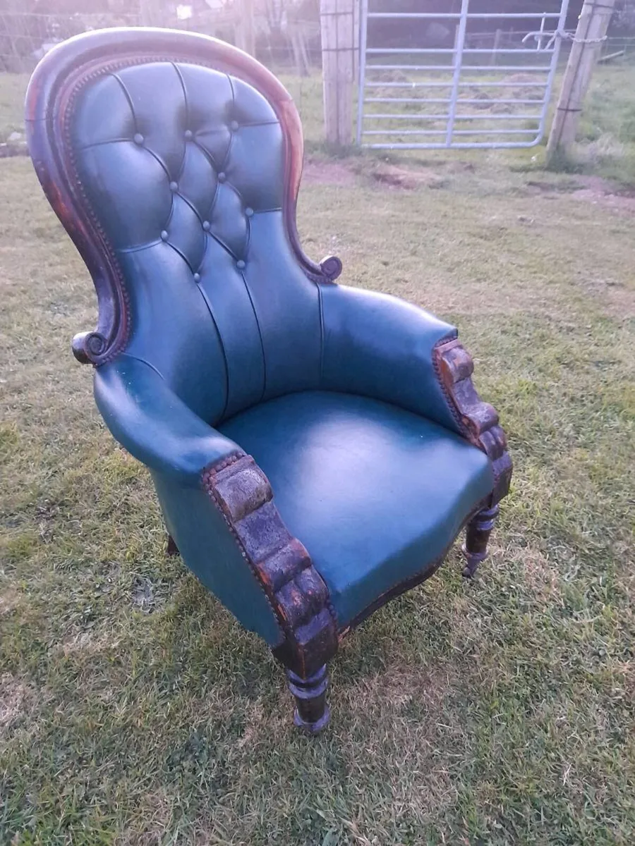 Victorian Spoonback Chair - Image 1