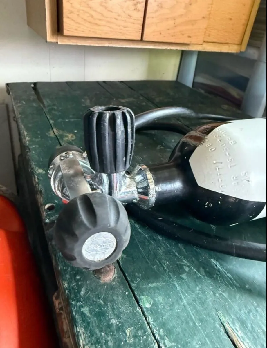 Scuba diving pony bottle and reg - Image 3