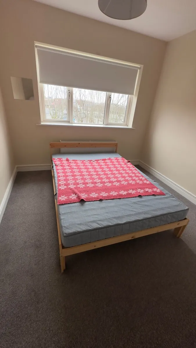 bed with mattress - Image 1