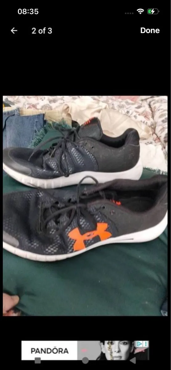 Men’s under armour trainers - Image 2