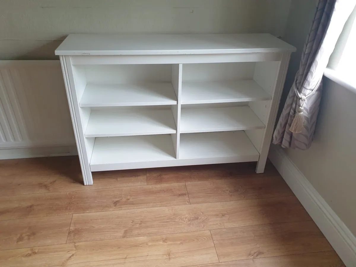 IKEA White TV Stand / Cabinet - Image 2