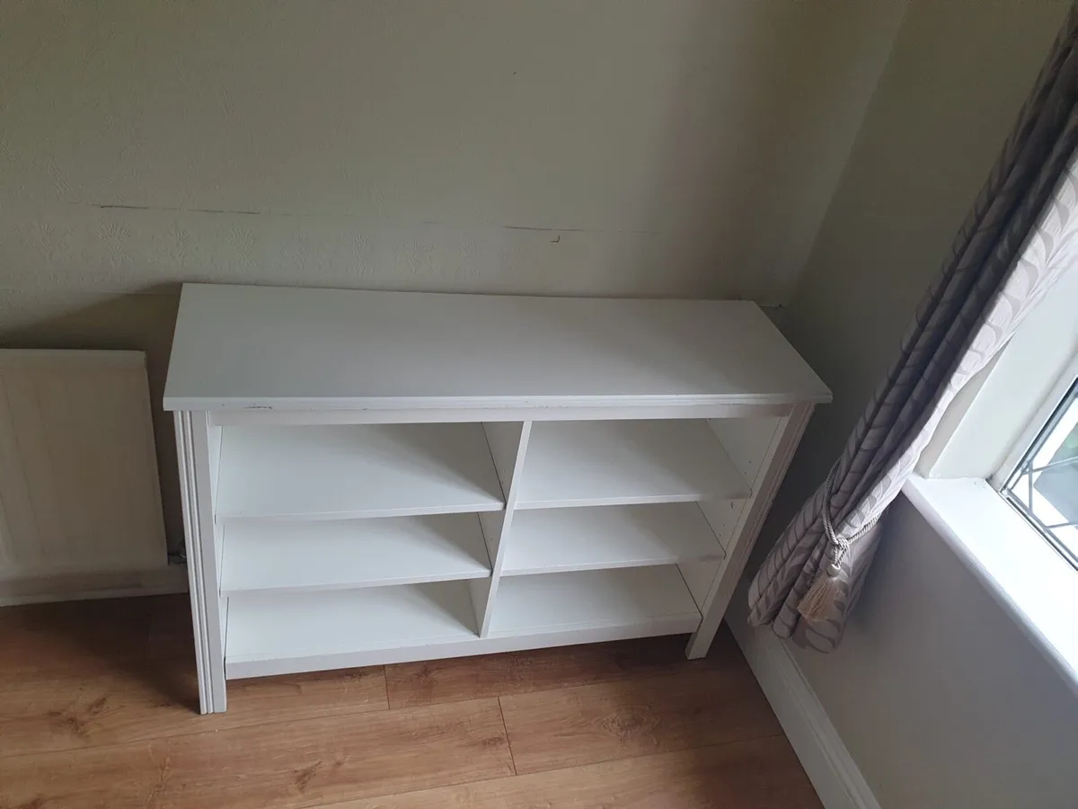 IKEA White TV Stand / Cabinet - Image 3