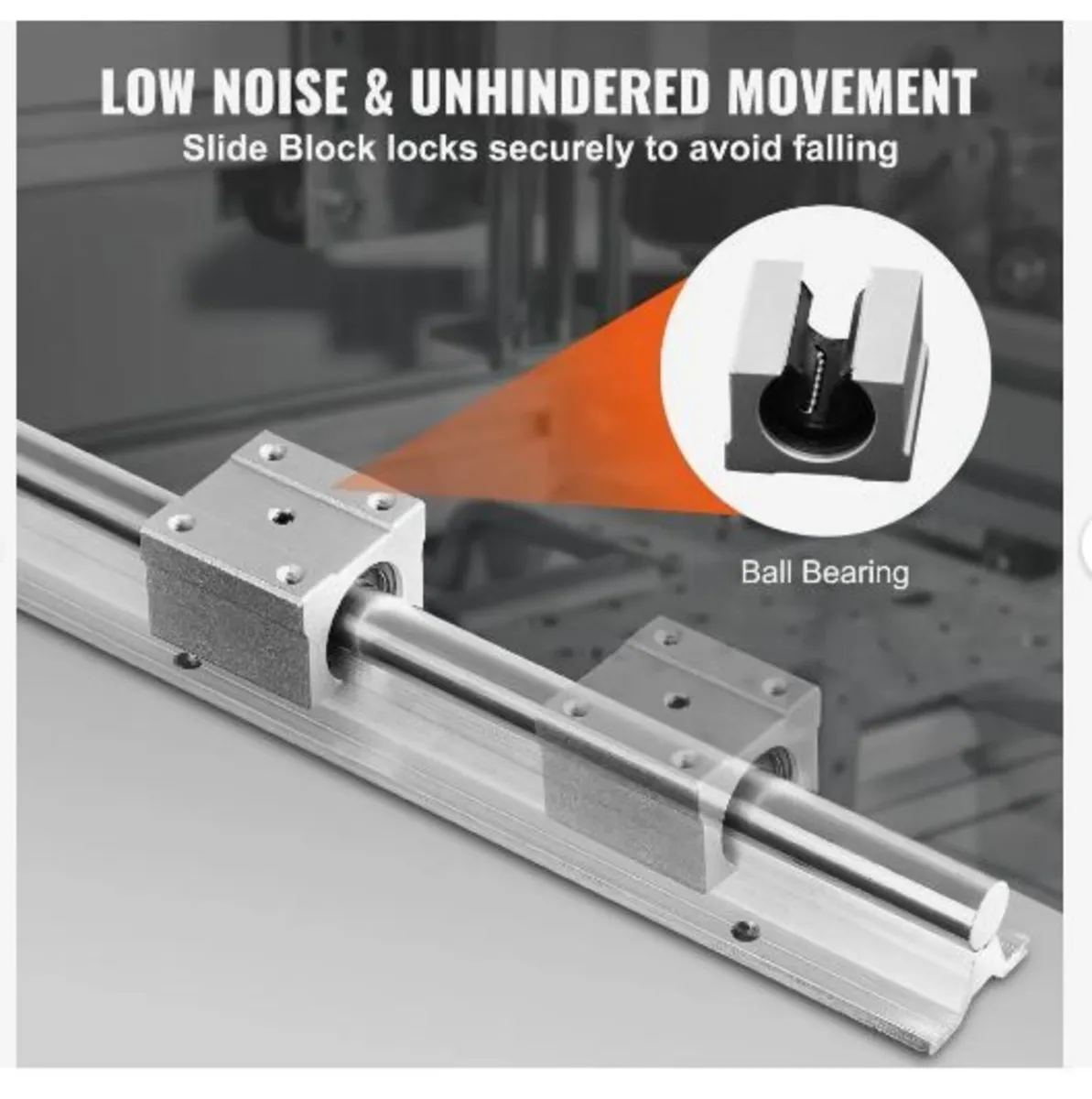 Linear Guide Rail Set, SBR20 1500mm - Image 2