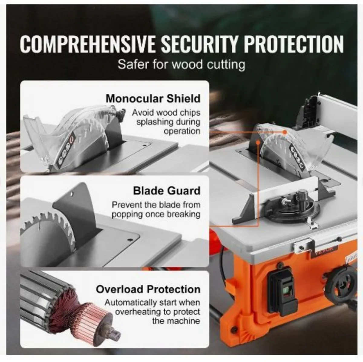 1800 W Table Saw Electric Cutting Machine, 625 mm - Image 3