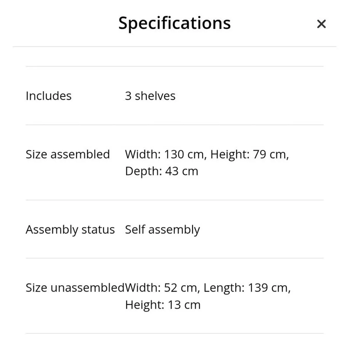 JYSK Sideboard - Image 3