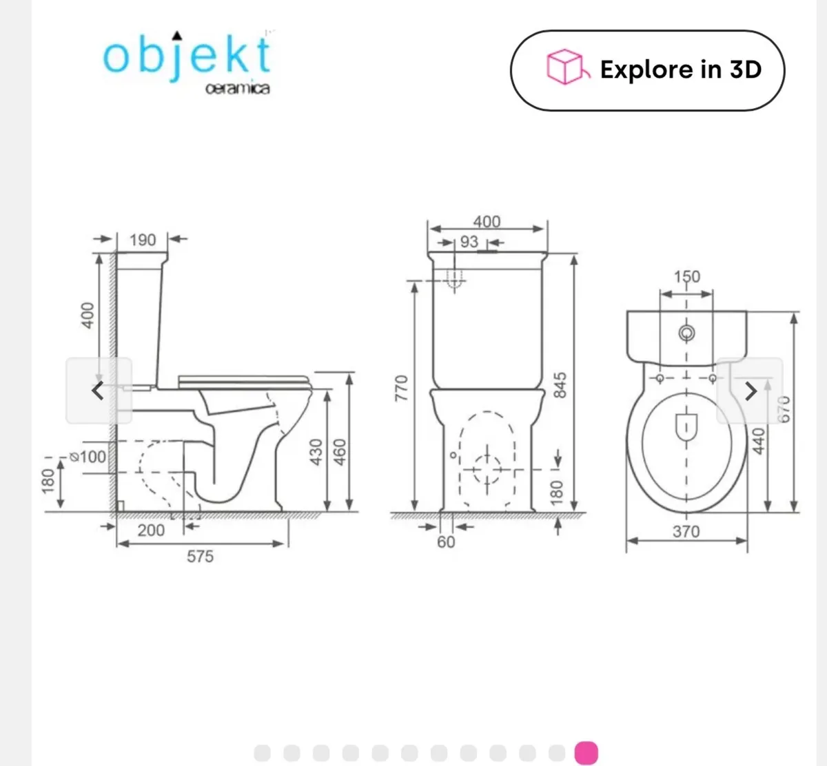 Windsor Soft Close Toilet - like new RV 495£ - Image 2