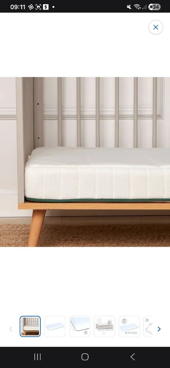 Baby Elegance Cot Bed Mattress - Image 1