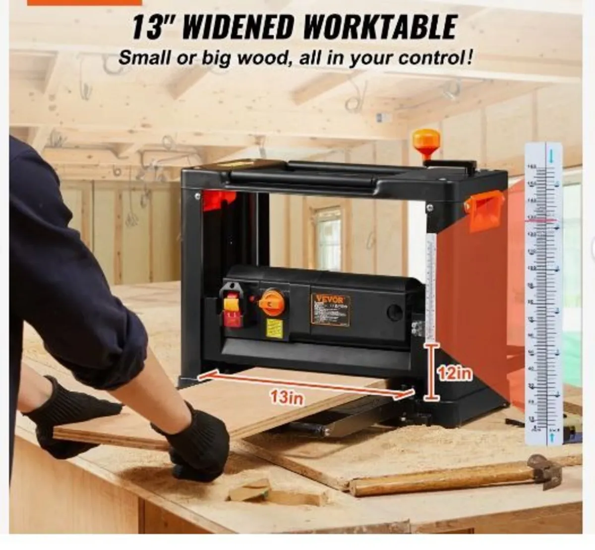 Thickness Planer, Two Speed, 33 cm - Image 3