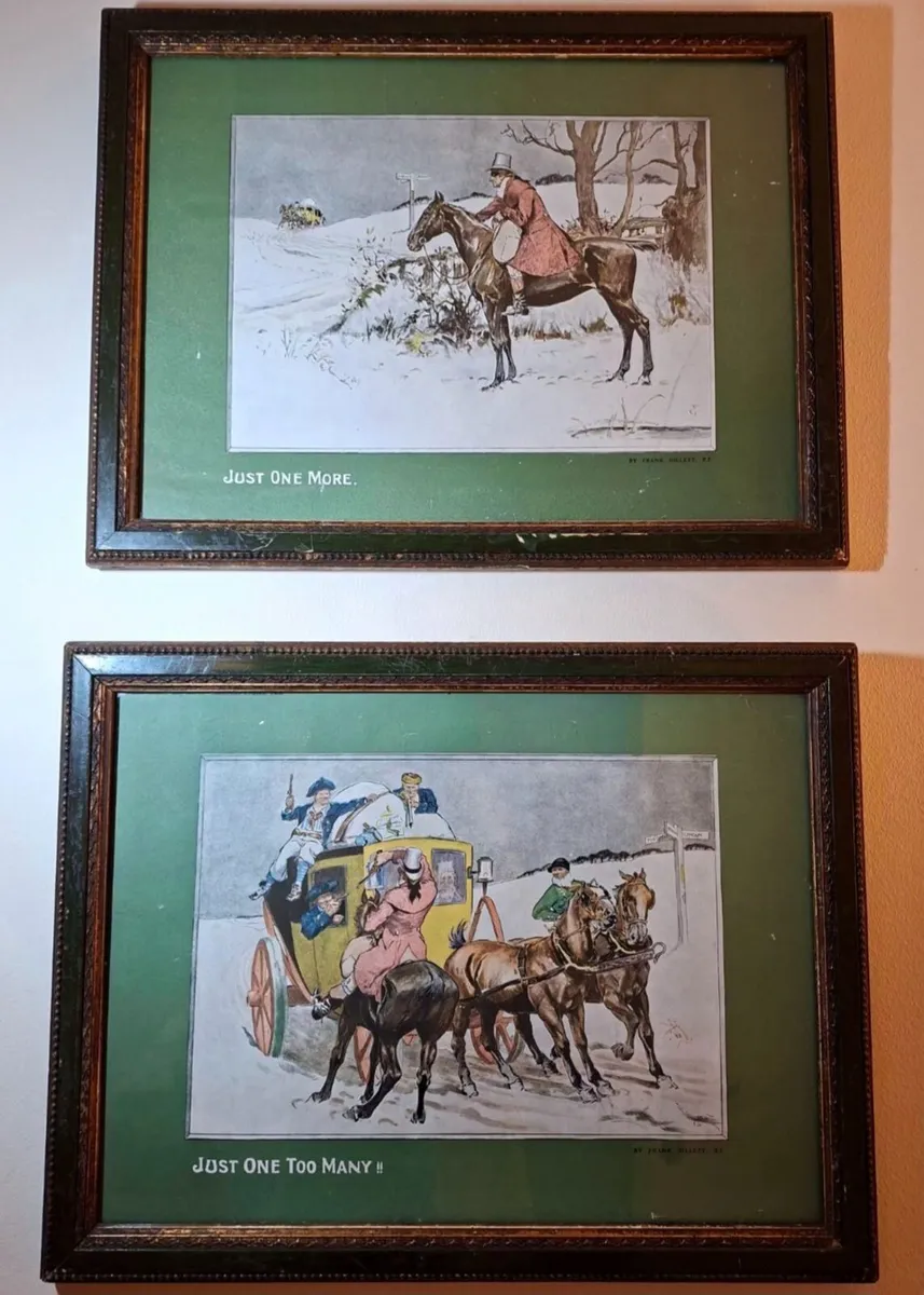 Set of Two Original Illustrations by Frank Gillett - Image 1