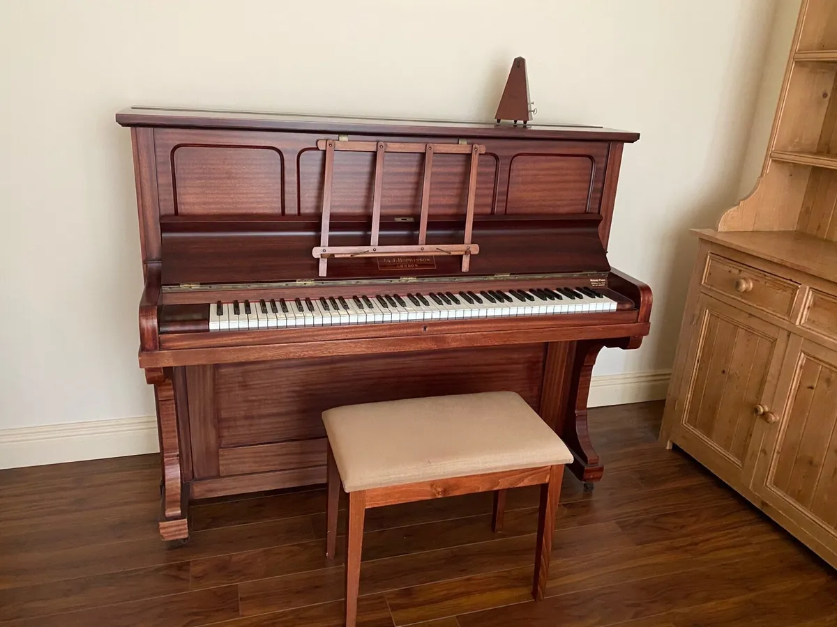Upright Piano with Piano Stool - Image 2
