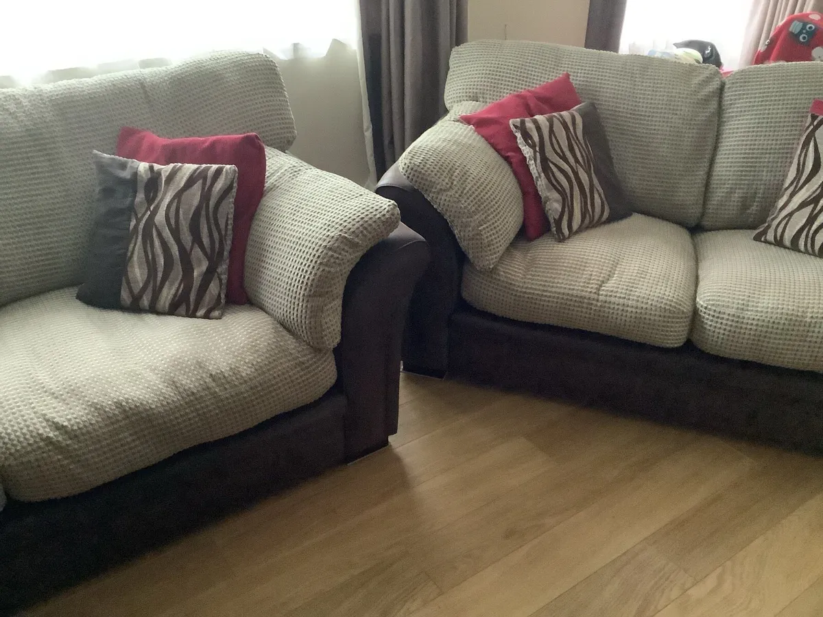 3 & 2 seater Sofas - Image 1