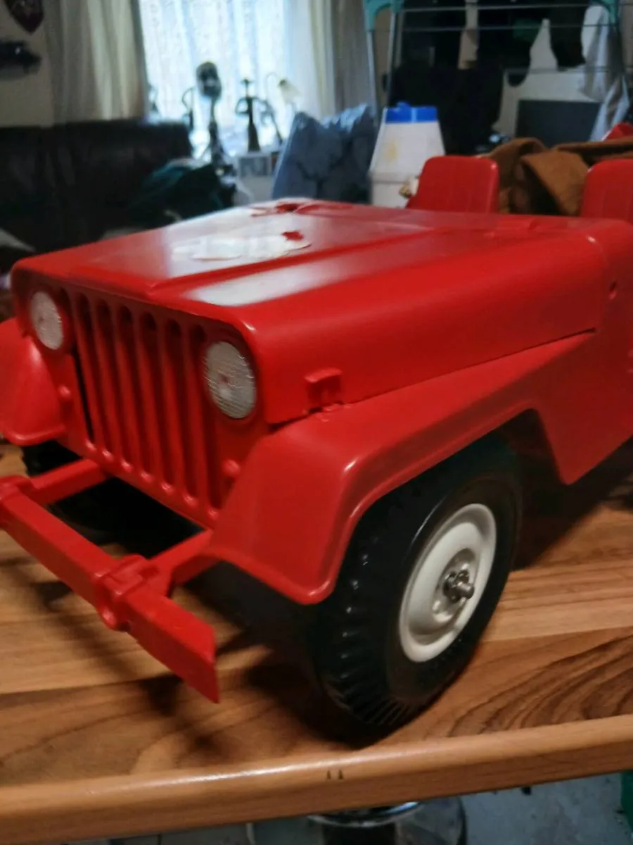 Vintage doll jeep - Image 2